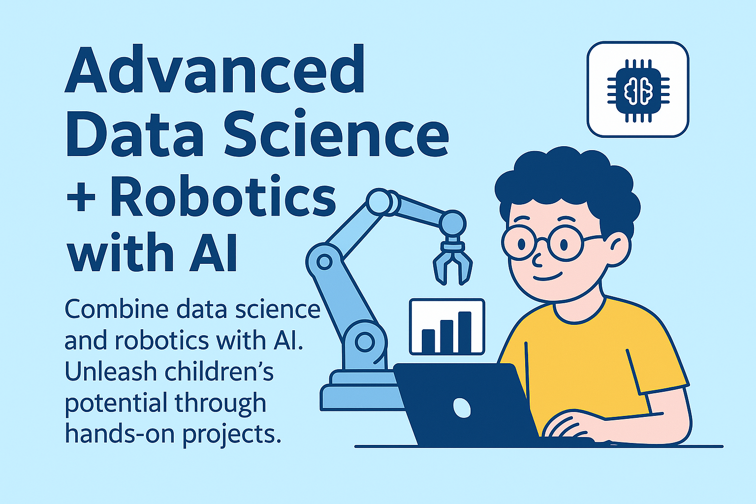 Combo Program: Advanced Data Science + Robotics with AI (Kids)